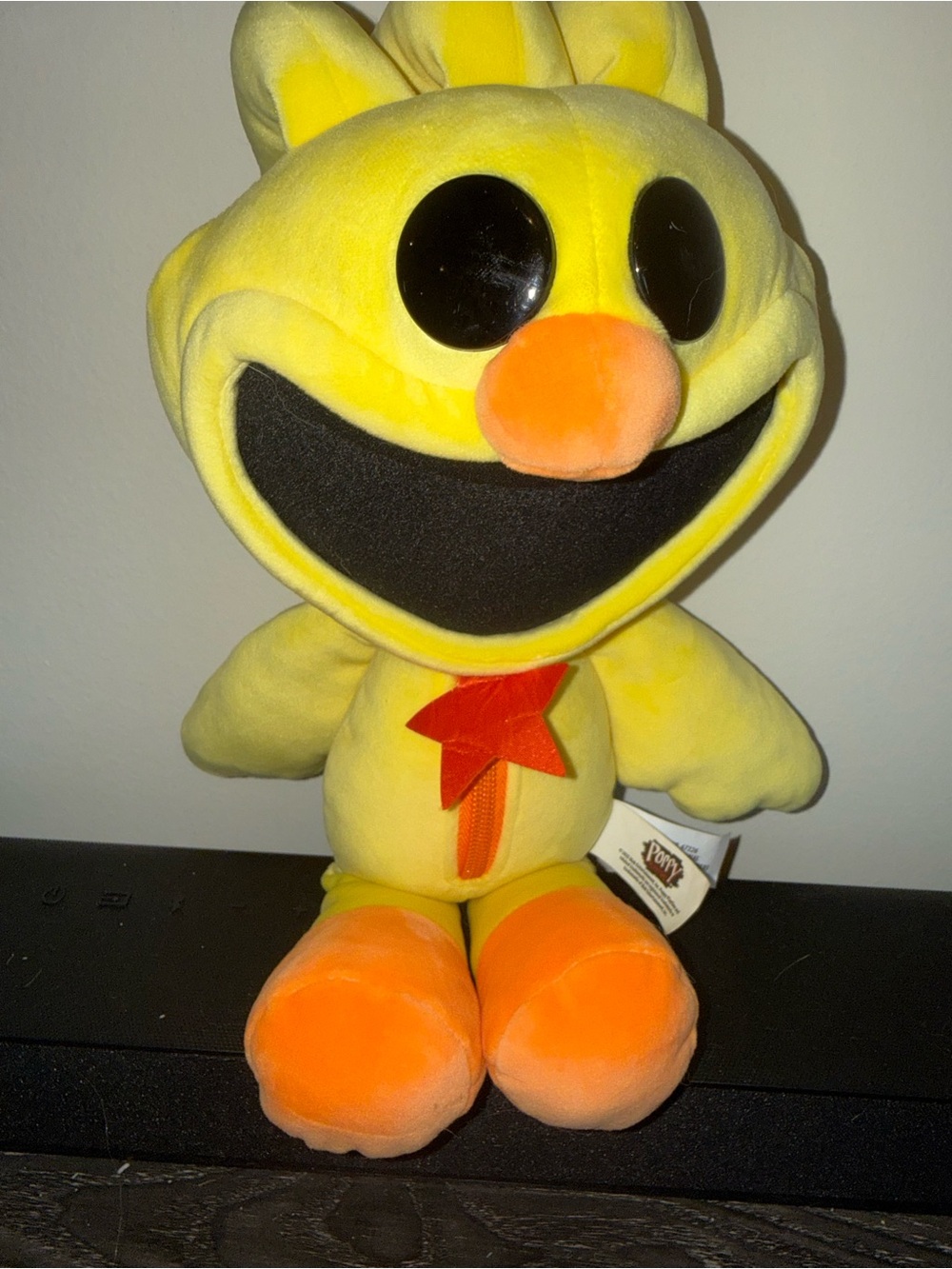 Poppy yellow plush